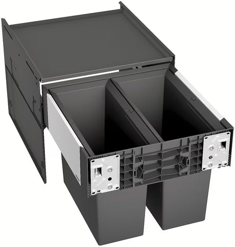 Blanco Select II šiukšliųdėžė  rūšiavimo sistema su priekiniu ištraukimu pro spintelei 45 cm