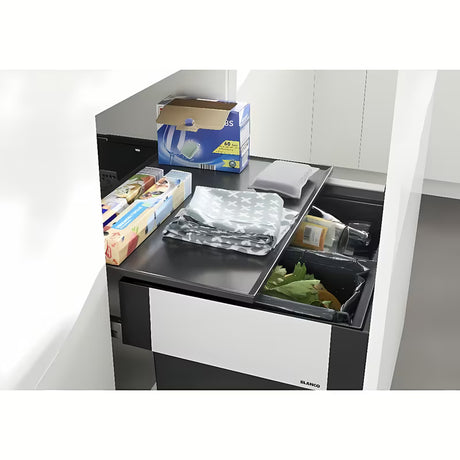 Įleidžiamas šiukšliųdėžė  Blanco Select II su dviem talpomis ir priekiniu ištraukimu pro 60 cm spintelei