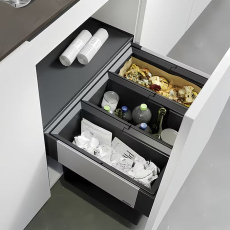 Šiukšliųdėžė  atliekų rūšiavimo sistema Blanco Select II pro apatinei spintelei tvarkyti