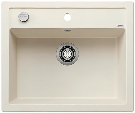 Granitinis virtuvės plautuvė Blanco Dalago 6 balta soft pro, viršutinis montavimas ant stalviršio 