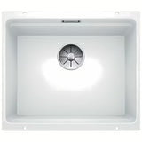 Blanco Etagon 500-U granitinis virtuvinis vieno dubens plautuvė baltos spalvos pro apatinis montavimas po stalviršiu