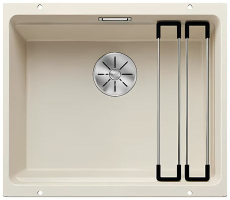 Granitinis virtuvės plautuvė Blanco Etagon 500 U pro apatinis montavimas, balta soft
