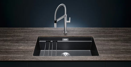 Granito virtuvės plautuvė Blanco Etagon 700 U pro apatinis montavimas baltos spalvos soft