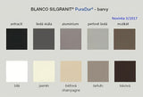Blanco Kano svirtinis stovintis virtuvinis maišytuvas baltos spalvos, su Silgranit ir chromo apdaila