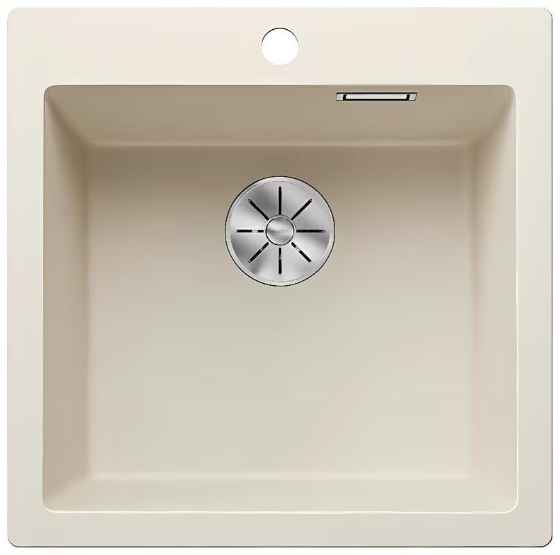 Granitinė virtuvės plautuvė Blanco Pleon 5 ant stalviršio  baltos spalvos soft