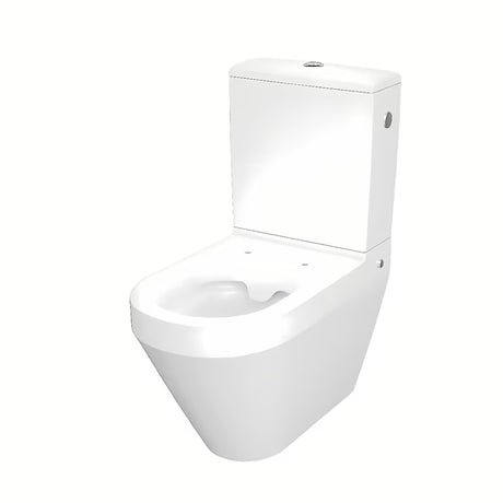 Cersanit Crea pastatomas WC kombi rimless  su sėdyne softclose baltos spalvos