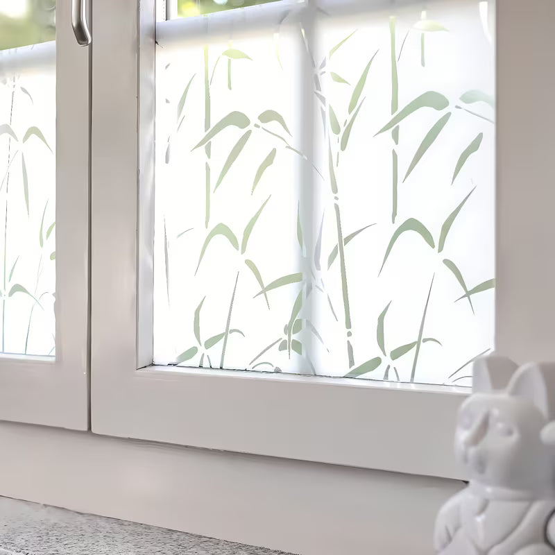 Skaidri statinė plėvelė d-c-fix Bamboo, skirta dušo kabina