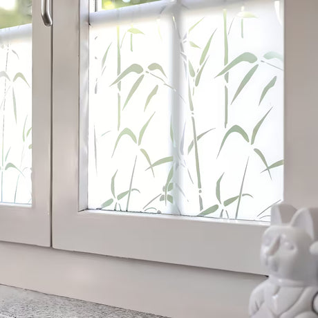 Skaidri statinė plėvelė d-c-fix Bamboo, skirta dušo kabina
