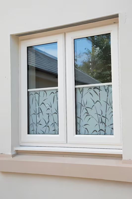 Skaidri statinė plėvelė d-c-fix Bamboo, skirta dušo kabina