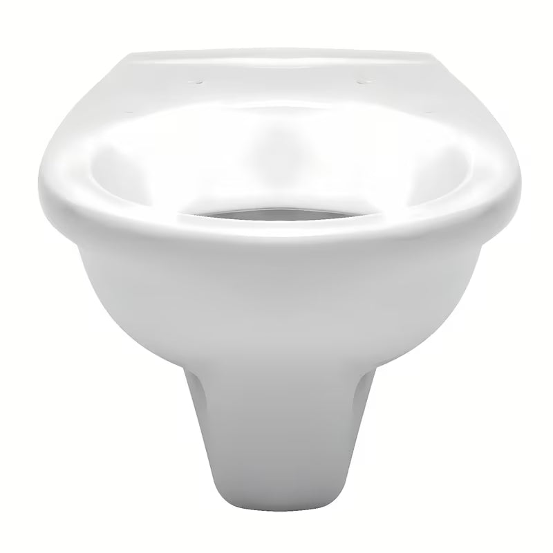 Balta pakabinamas KLOZETAS Fayans Neo iš patvarios sanitarinės keramikos su galiniu nuotaku ir taupiu DualFlush nuleidimu.