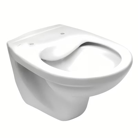 Baltas pakabinamas KLOZETAS Fayans Neo rimless  su galiniu nuotaku