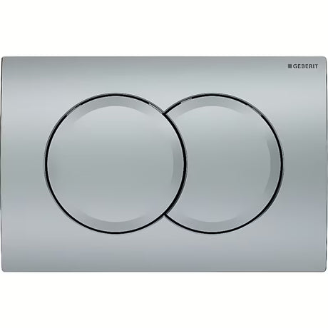 Geberit Delta01 vandens nuleidimo mygtukas matinio chromo apdailos pro potinkiniam bakeliui Geberit Delta