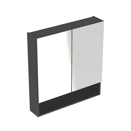 Geberit Selnova veidrodinė spintelė 58,8 x 85 cm, antracito spalvos