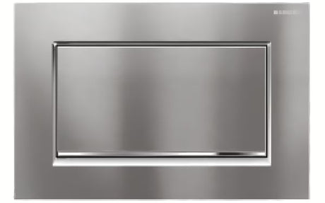 Vandens nuleidimo Mygtukas Geberit Sigma30 šukuotas chromas, pro nuleidimas Start/Stop