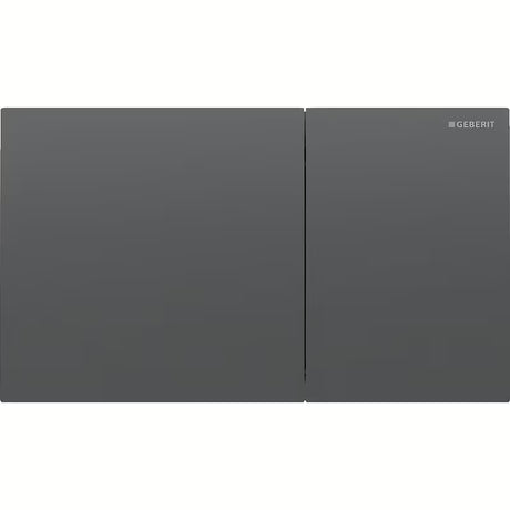 Vandens nuleidimo Mygtukas Geberit Sigma70 iš plieno, juodo chromo spalvos, matinis paviršius