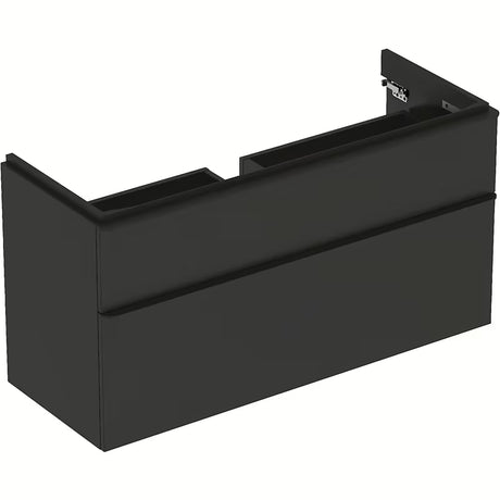 Pakabinama spintelė po praustuvu Geberit Smyle Square 118,4x62x47 cm, antracito spalvos