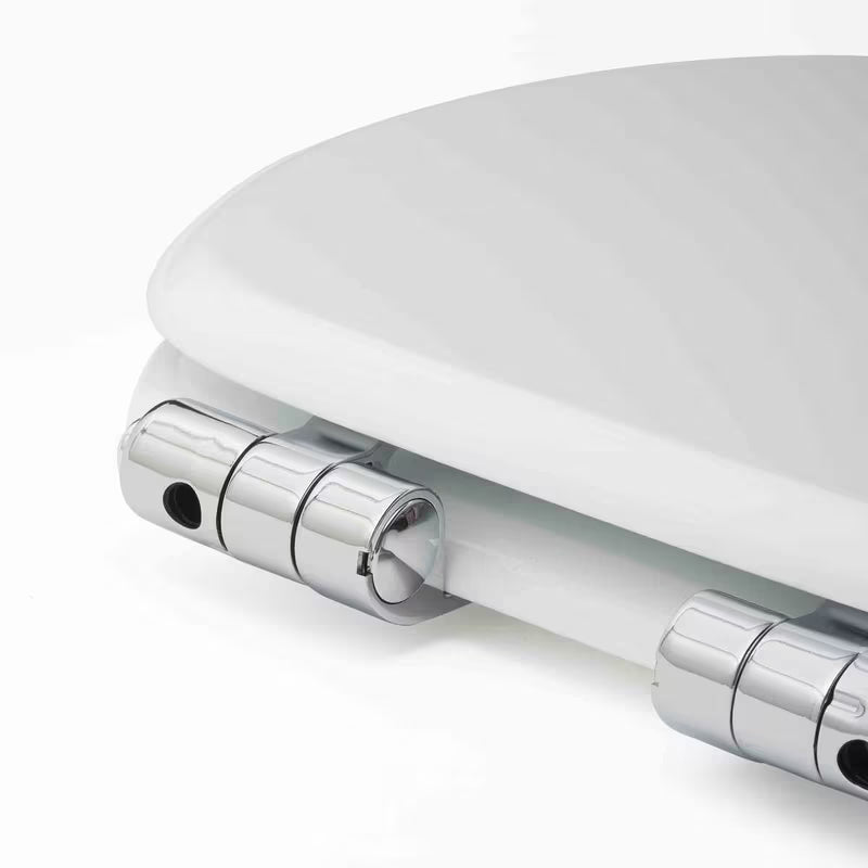 Balta KLOZETO dangtis Glacera iš MDF su softclose technologija ir žalvariniais vyriais