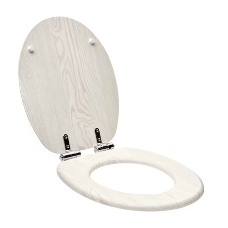 KLOZETO dangtis Glacera Ancona iš MDF, dengta PVC plėvele, su softclose vyriais ir Easy tvirtinimu