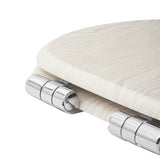 KLOZETO dangtis Glacera Ancona iš MDF, dengta PVC plėvele, su softclose vyriais ir Easy tvirtinimu