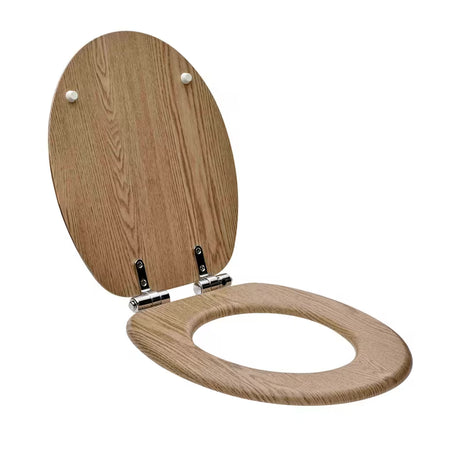 KLOZETO dangtis Glacera iš MDF su PVC plėvele, bardolino dekoro, su softclose vyriais ir Easy tvirtinimu.
