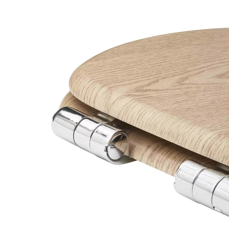 KLOZETO dangtis Glacera iš MDF su PVC plėvele, bardolino dekoro, su softclose vyriais ir Easy tvirtinimu.