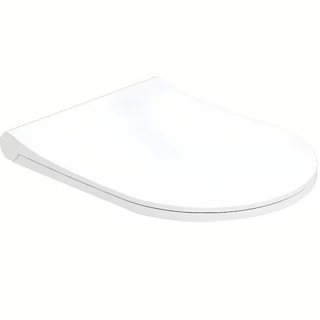 Baltas KLOZETO dangtis Glacera Ava su softclose funkcija ir paslėptu tvirtinimu