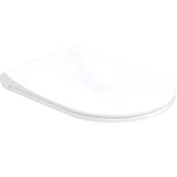 Pakabinamas KLOZETAS Glacera Ava iš blizgios baltos keramikos, su Rimless technologija ir paslėptu tvirtinimu