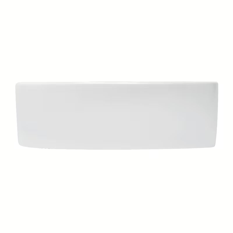 Baltas kampiniai dešinysis mažas praustuvas Glacera Bigio 42 x 29,5 cm be perpylimo su anga pro maišytuvui dešinėje.