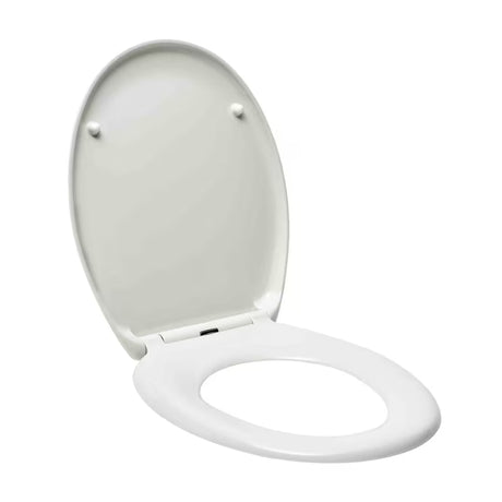 Balta universali KLOZETO dangtis Glacera Easy iš duroplasto su softclose ir EasyLock tvirtinimu