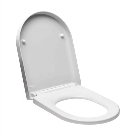Balta universali KLOZETO dangtis Glacera Easy iš duroplasto su EasyLock sistema ir metaliniais vyriais