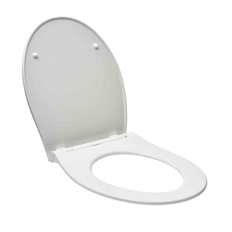 Balta itin plona KLOZETO dangtis Glacera EasySlim33 iš duroplasto su softclose ir EasyLock tvirtinimu