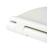 Balta itin plona KLOZETO dangtis Glacera EasySlim33 iš duroplasto su softclose ir EasyLock tvirtinimu