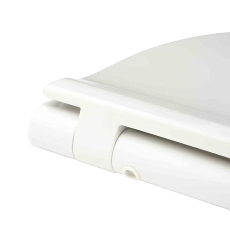 Balta itin plona KLOZETO dangtis Glacera EasySlim33 iš duroplasto su softclose ir EasyLock tvirtinimu