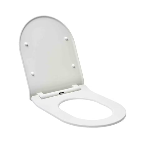 Balta itin plona KLOZETO dangtis Glacera EasySlim44 iš duroplasto su softclose vyriais ir EasyLock tvirtinimu.