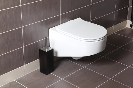 Balta itin plona KLOZETO dangtis Glacera EasySlim44 iš duroplasto su softclose vyriais ir EasyLock tvirtinimu.