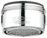 Chromuotas Grohe aeratorius su išoriniu sriegiu M 24 x 1 ir Grohe StarLight paviršiumi