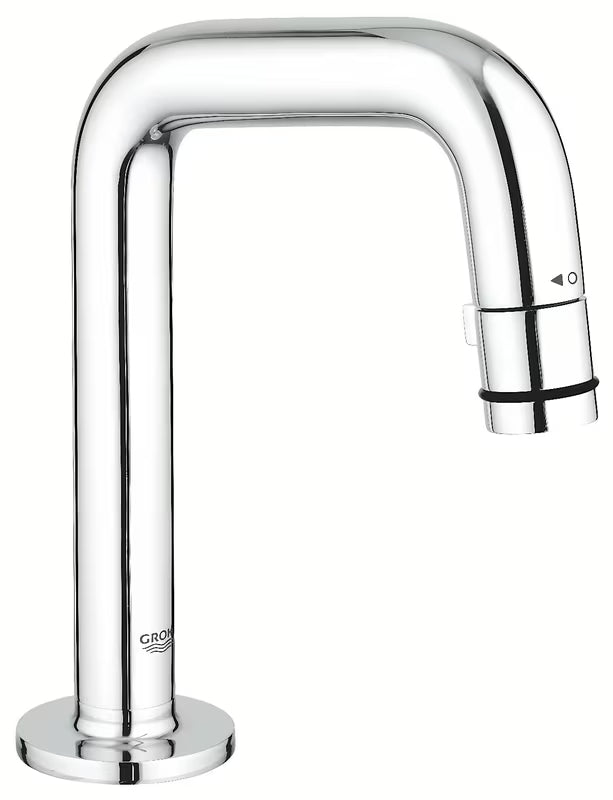 Chromuotas praustuvo ventilis Grohe Universal, kompaktiško dizaino, su pasukamu snapelio antgaliu