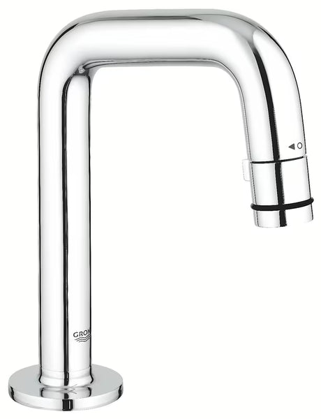 Chromuotas praustuvo ventilis Grohe Universal, kompaktiško dizaino, su pasukamu snapelio antgaliu