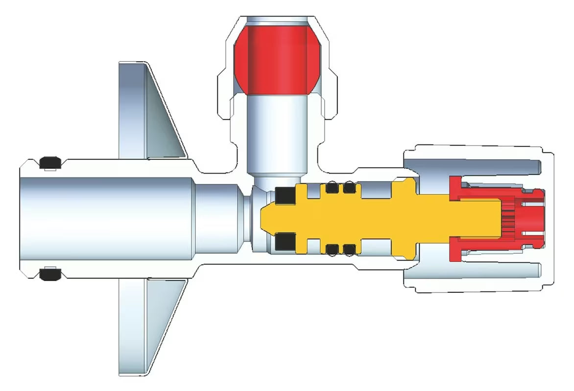 Kampinis ventilis Grohe Chrome pro montuoti ant sienos, su metaline rankenėle ir rozete