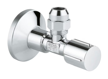 Grohe kampinis ventilis su dangteliu chromo spalvos pro su sienine jungtimi DN 15