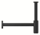 Praustuvo sifonas Grohe Phantom Black su didele užmaunama rozete