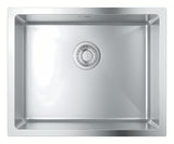 Nerūdijančio plieno virtuvės plautuvė Grohe K700U su satino paviršiumi ir 3,5" nuotaku