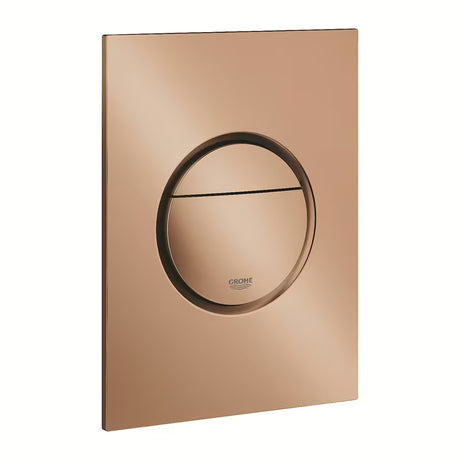 Nuleidimo vandens nuleidimo mygtukas Grohe Nova Cosmopolitan S šlifuoto warm sunset pro potinkiniai bakeliai apdailos.