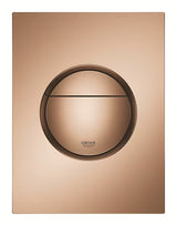 Nuleidimo vandens nuleidimo mygtukas Grohe Nova Cosmopolitan S šlifuoto warm sunset pro potinkiniai bakeliai apdailos.