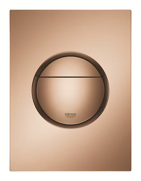 Nuleidimo vandens nuleidimo mygtukas Grohe Nova Cosmopolitan S šlifuoto warm sunset pro potinkiniai bakeliai apdailos.