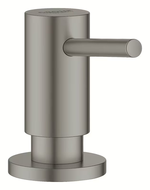 Grohe skysto muilo dozatorius su brushed hard graphite apdaila ir atsargine 500 ml talpa.