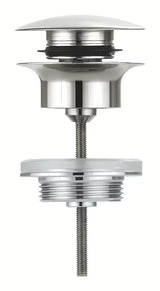 Praustuvo dugno vožtuvas Grohe, supersteel versija, su paspaudžiamu uždarymo vožtuvu