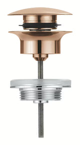Grohe praustuvo dugno vožtuvas praustuvui  su spragtelėjimu užsidarančiu dangteliu, brushed warm sunset apdailos.