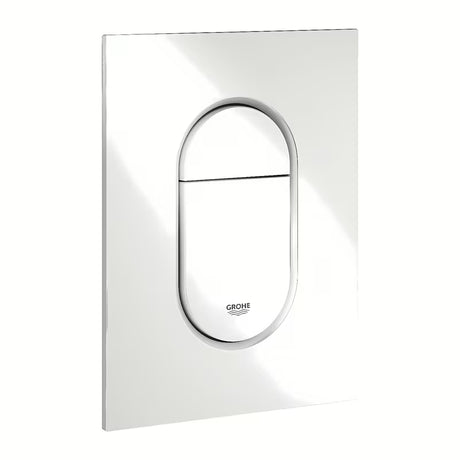 Nuleidimo mygtukas Grohe Arena Cosmopolitan S, alpinės baltos spalvos pro potinkiniai bakeliai su DualFlush ir start/stop