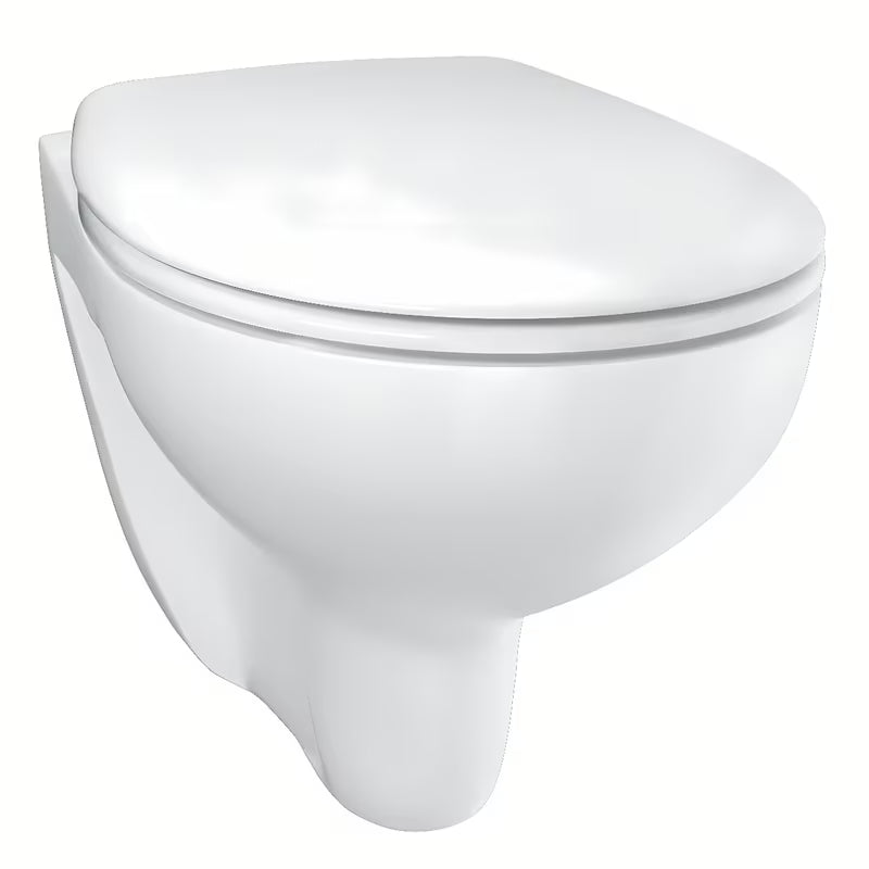 Pakabinamas KLOZETAS Grohe Bau Ceramic, spalva Alpine White, su rimless konstrukcija ir sėdyne softclose